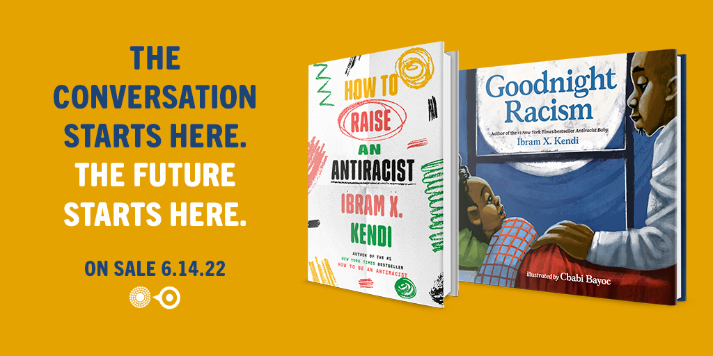 If HOW TO RAISE AN ANTIRACIST is a guide for educators, parents, and caregivers to nurture empathetic and informed kids who can construct a new world, then GOODNIGHT RACISM offers kids a guide to that new world. Both essential guides will be here in two months, on June 14! 1/3