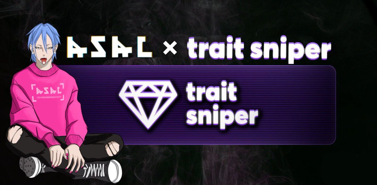 nftasac's tweet photo. 🎌Partnership🎌

We’re proud to announce that @trait_sniper officially supports the ranking of ASAC nfts. 

✔️RT this post for a chance to get one of the last remaining wl spots 👀

We are looking forward to this partnership with listings of our  upcoming collections.

#nfts #eth https://t.co/cw1eiFpb7V