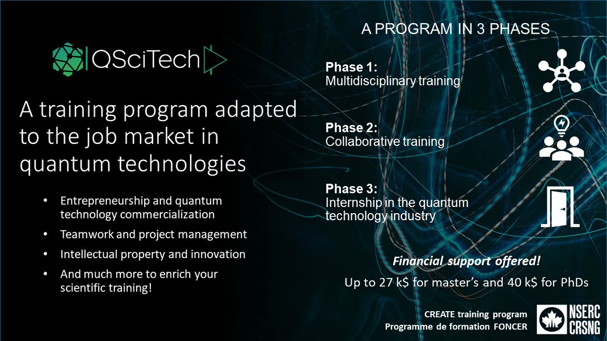 QSciTech (@qscitech) on Twitter photo 🔥📢Apply to QSciTech!
🗓️Fall 2022 submissions will be open until September 15.
🌐The application form is available online: qscitech.ca/media/filer_pu…
More information, contact us info@qscitech.ca 🔥📢Apply to QSciTech!
🗓️Fall 2022 submissions will be open until September 15.
🌐The application form is available online: qscitech.ca/media/filer_pu…
More information, contact us info@qscitech.ca