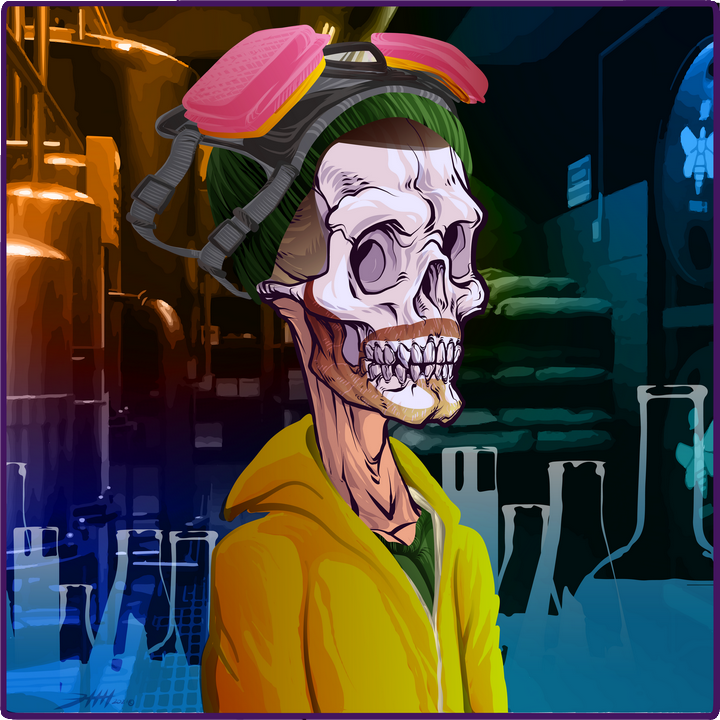 @BogdanTipster <a href="/PowerHasheur/">Hasheur</a> J'ai passé des commandes chez <a href="/skullyseries/">Original 144 NFTs on OpenSea- The Skully Series</a> <a href="/rekt_ape/">Moonkeyz</a> et je trouve le résultat magnifique et surtout personnalisé :)
Pour la collection Moonkeyz ça représente une crypto et Skully ça représente un personnage connus quelconque. Ici la crypto BEST et 3 personnages de Breaking Bad