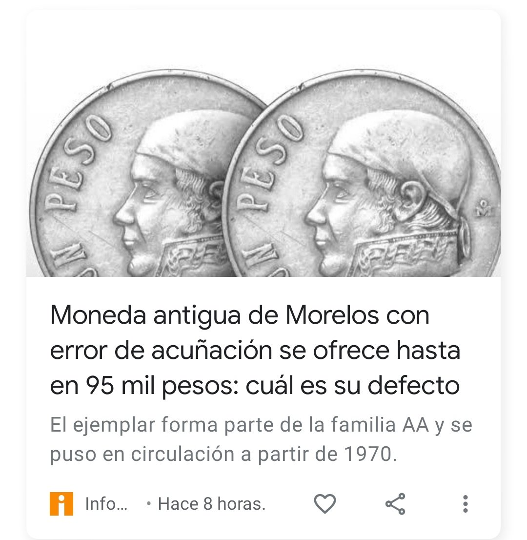 gabo_163's tweet image. Ahora resulta que las monedas Mexicanas antiguas y hasta aún en circulación, valen un dineral  @heraldodemexico @infobae @elsoldepuebla1  #ParFavar ya déjense de #Pavadas ( La fuente dicen ellos Mercado Libre ) 
🤣😂