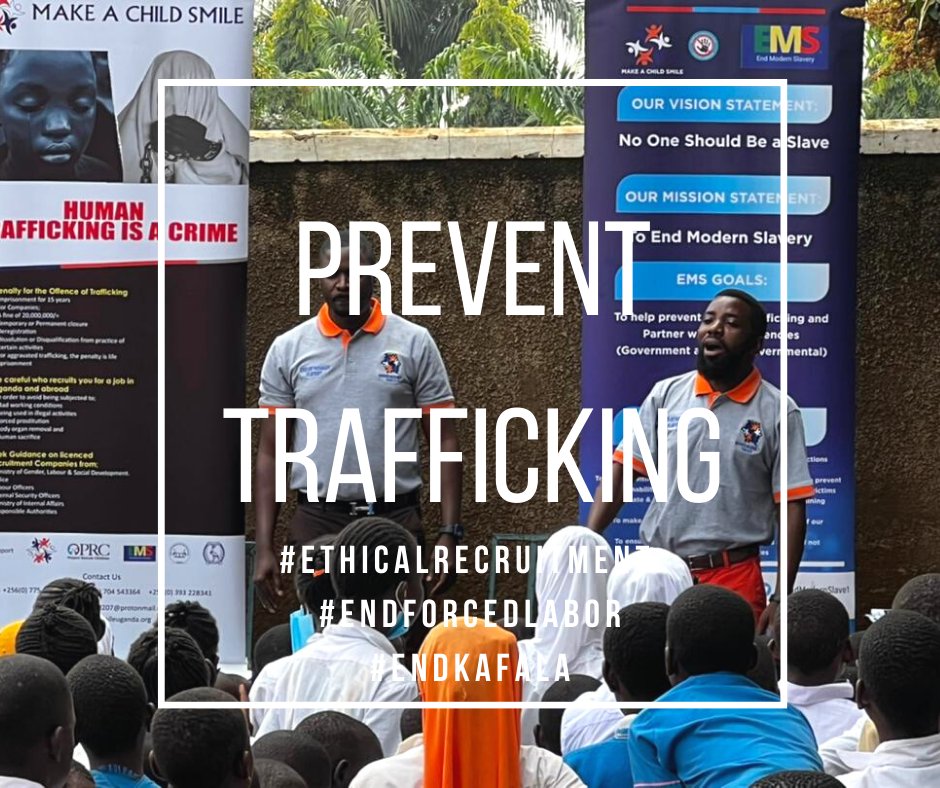 EndModernSlave1's tweet photo. @_GFEMS did a study with findings that support what we have seen and learn from Ugandan Gulf survivors every day. See Findings: https://t.co/t1RGgklDvC

#survivorsmatter #survivorvoices #endforcedlabor #endkafala #endmodernslavery #uganda #ethicalrecruitment https://t.co/sv60dwGBrd