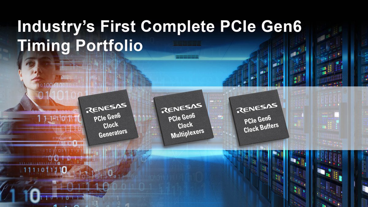 PSD_Global's tweet image. Industry&apos;s First PCIe Gen6 Clock Buffers and... powersystemsdesign.com/articles/indus…
            @RenesasGlobal #gen6 #clockbuffer #psd #powerelectronics