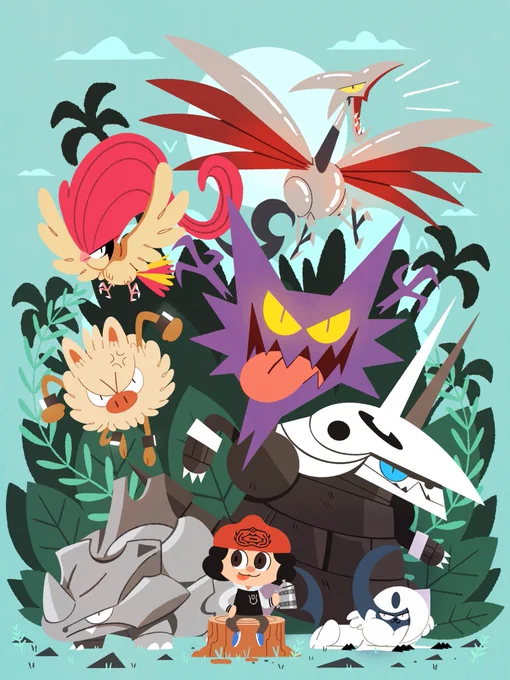 A team commission for @CalamityCookie 