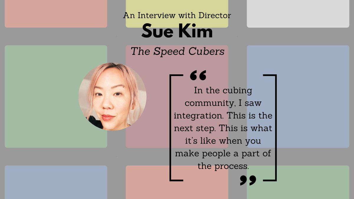 Video_Librarian's tweet photo. “It’s this universe of decency that exists. I don’t know how or why it exists, I am so grateful that it does.” ❤️ 

Read our exclusive #interview with #director @suebacca discussing the making of her inspirational @netflix #documentary, THE SPEED CUBERS: https://t.co/8rHLQuiM8b https://t.co/crXIGHx3ac