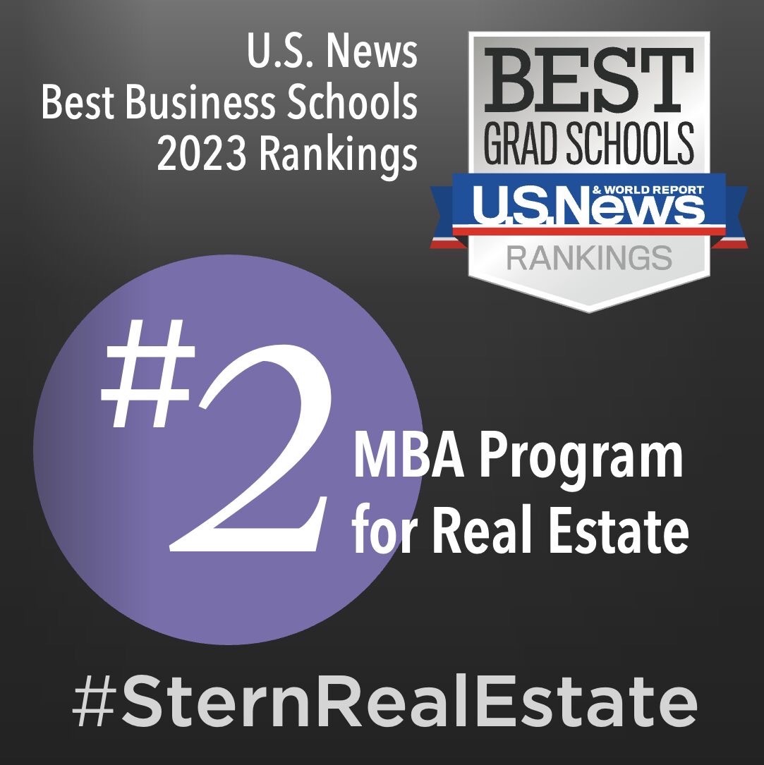 NYU Stern Real Estate tweet media