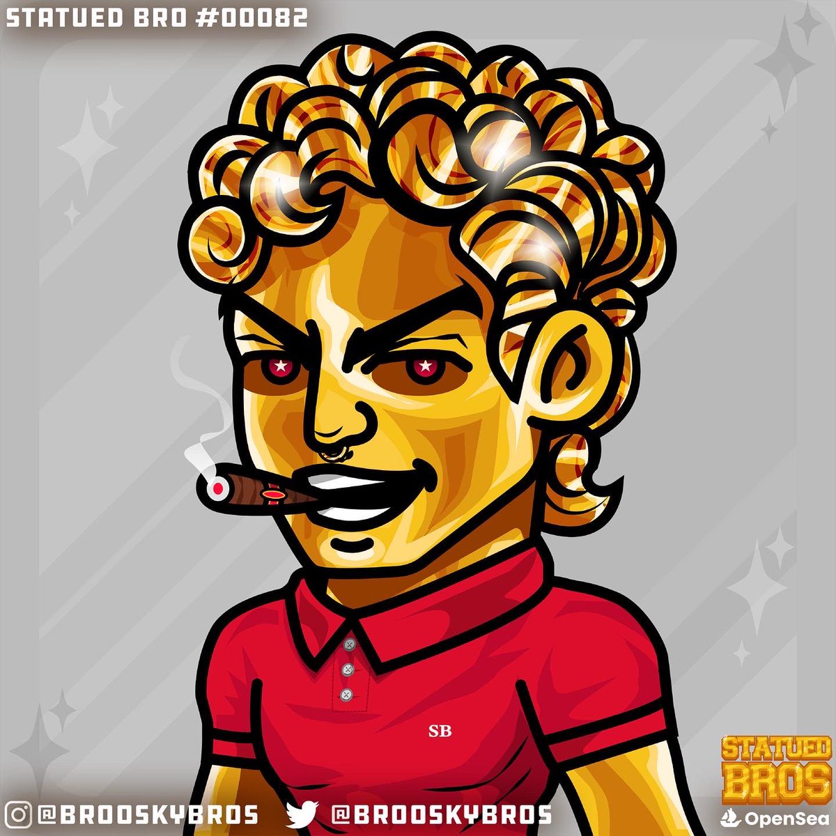 Brooskybros's tweet photo. @opensea Statued Bros collection! 10k items, but can’t bulk upload them. That would be an awesome feature!  https://t.co/B9P16HpNW2 https://t.co/IO7RfdKonq