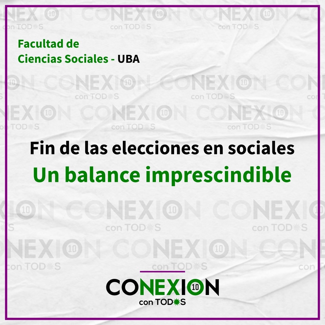 Fin de las elecciones en <a href="/ubasociales/">UBA Sociales | #FSOC #UBA</a>
Compartimos nuestro balance. 👇
bit.ly/3jC4jRm