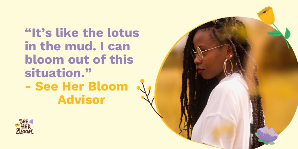 SeeHerBloomOrg's tweet photo. You are worthy of support and deserve care and empathy💐. Share your story at https://t.co/WcFRQkeinM https://t.co/bu8Nx47Q5a