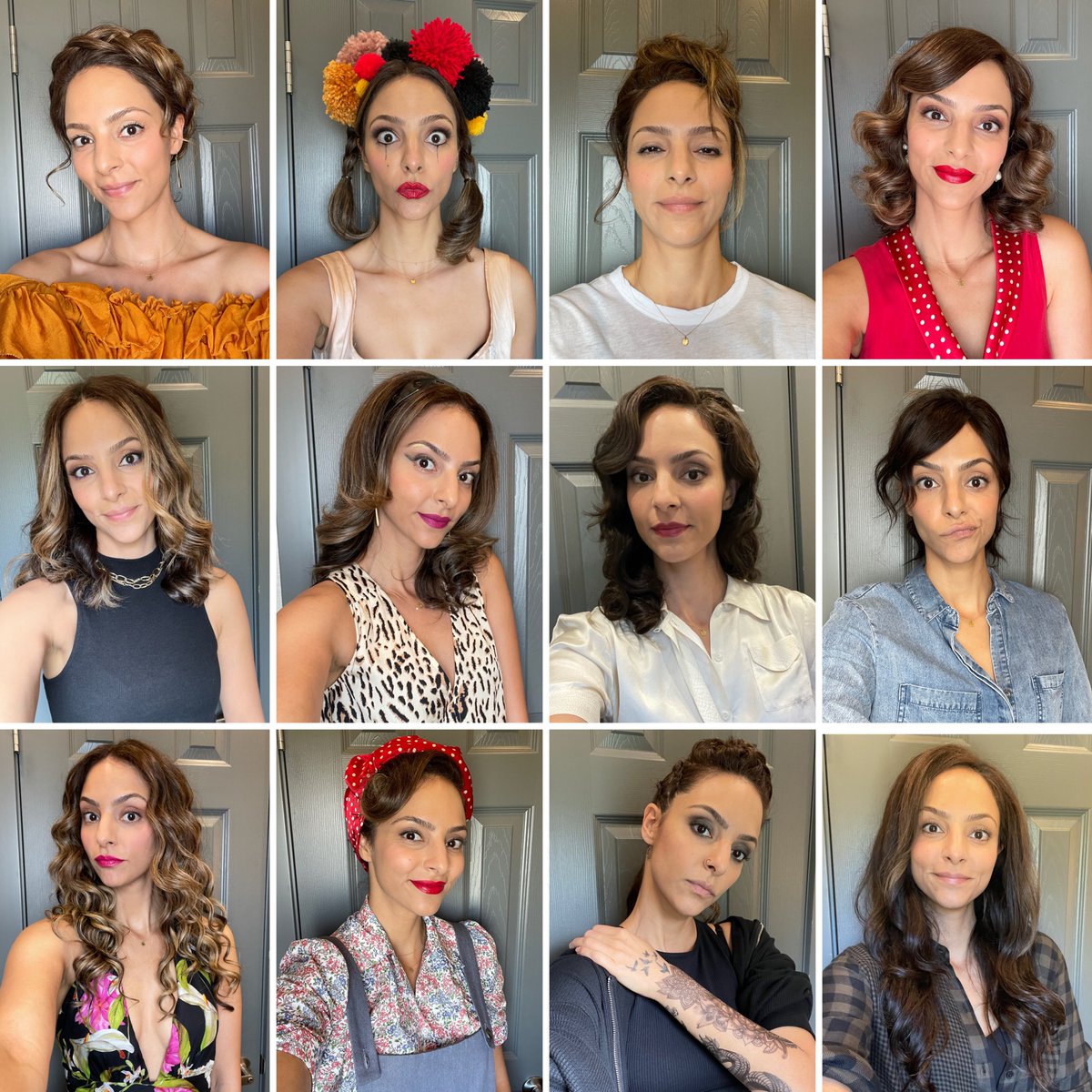 always fun to post these as a season retrospective of zari. huge thanks to our inimitable hair/makeup/costume crew ✨✨✨ #RenewLegendsOfTomorrow