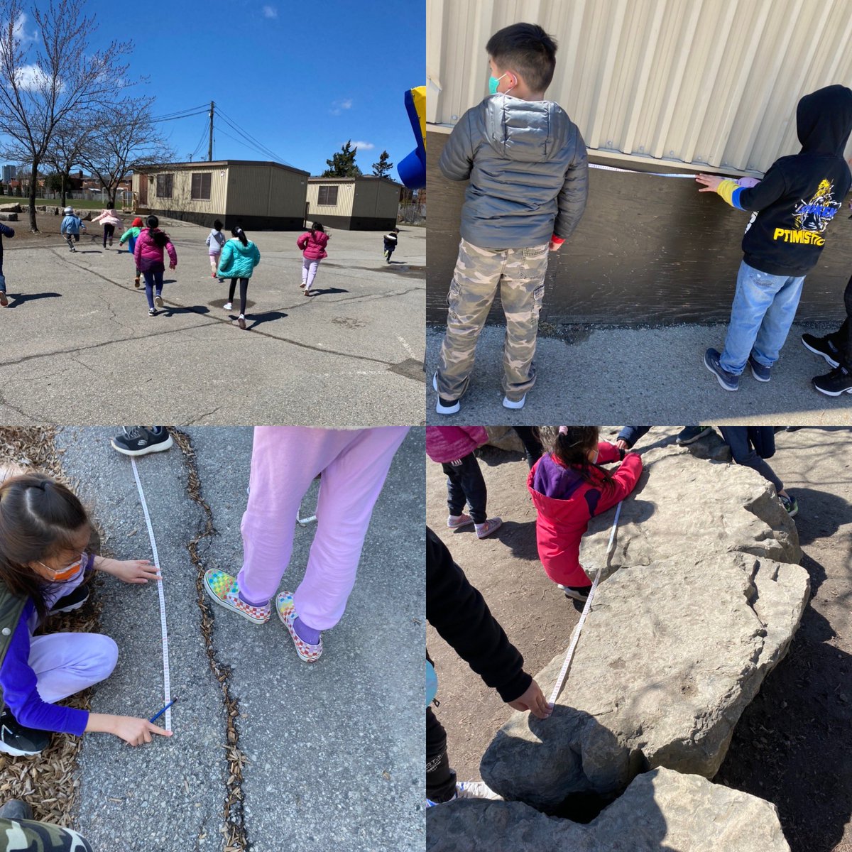 Just spending the afternoon trying to help Bonnie the Bunny 🐰 find her eggs! @TDSB_BandBPS
