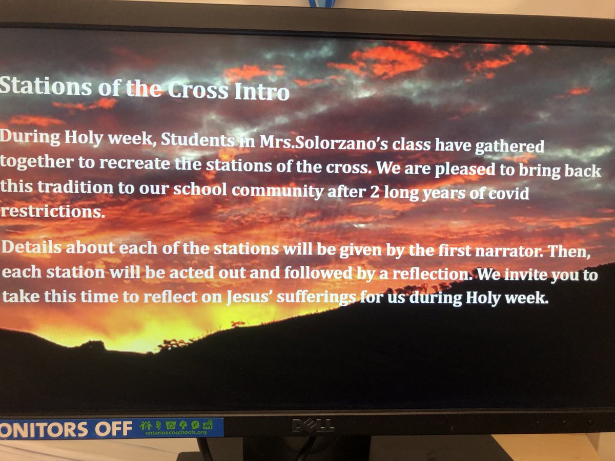 Solorzano’s grade 7/8 students worked really hard on the Stations of the cross video during Holy Week presented to the school community this morning followed by having fun with a kinder Easter Egg party in the afternoon .Have a happy Easter everyone !!!!! ⁦<a href="/edmund_st/">St.Edmund Elementary ✝️</a>⁩