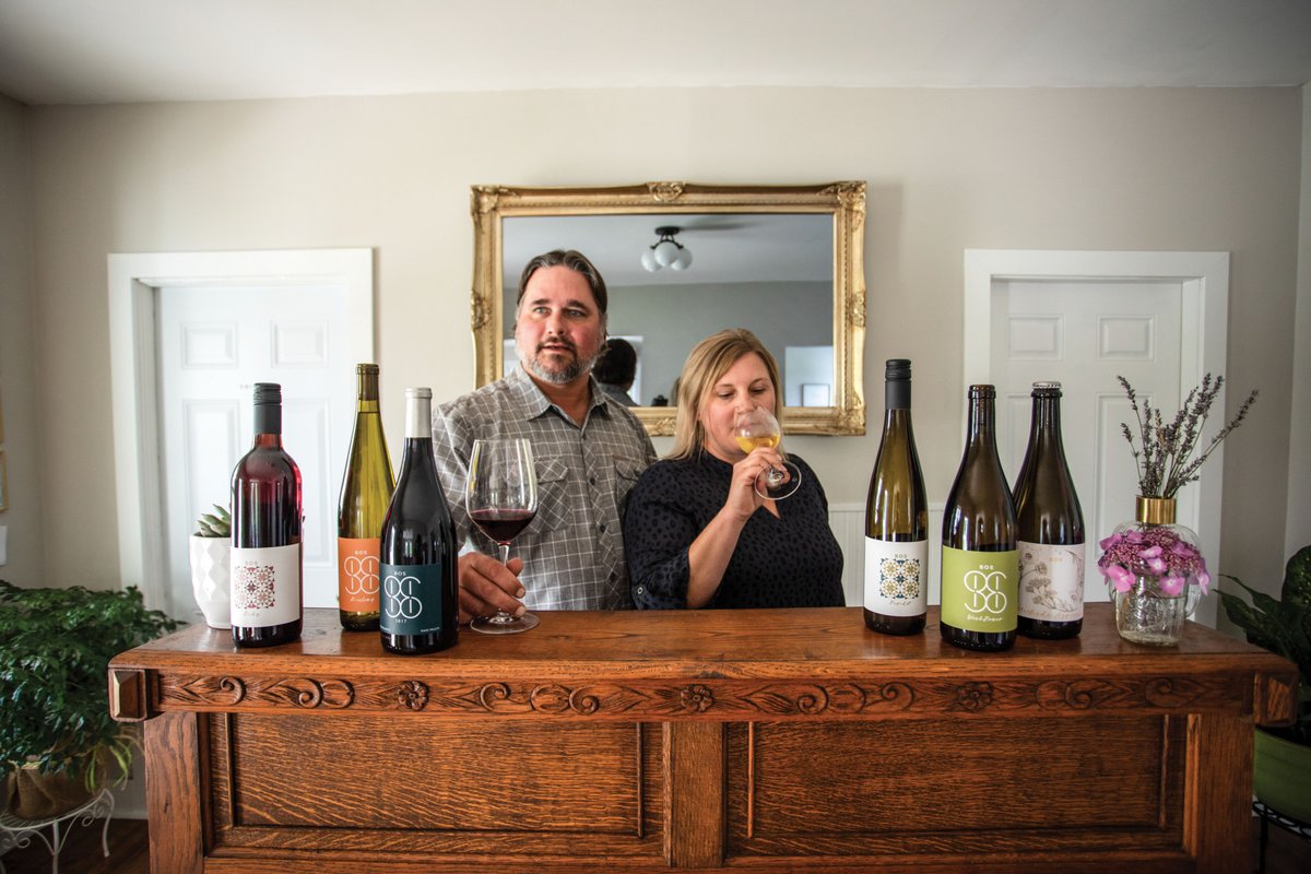 mynorth's tweet photo. In Vino Veritas! 🍇🍷🍾 @BosWine is bringing back-to-basics farming to the Up North vineyard scene. From biodynamically grown grapes to the new Elk Rapids tasting room, here's why the Northern Michigan food and drink industry is taking notice: https://t.co/8vmyGwkQNs https://t.co/mXilCtecvX