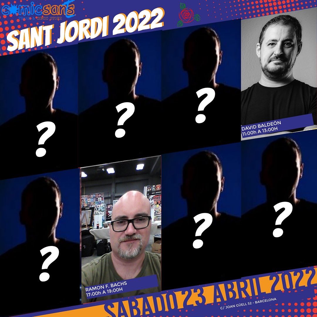 HiusepComic's tweet photo. ¡Segundo autor anunciado!

El gran @ramonfbachs vendrá en #SantJordi2022 a @comicsants1 , firmando su obra mas reciente #Roku o lo que querais de su extensa obra publicada.

#somoscomicsants #SantJordi2022 #SantJordi https://t.co/GPYhb8F550