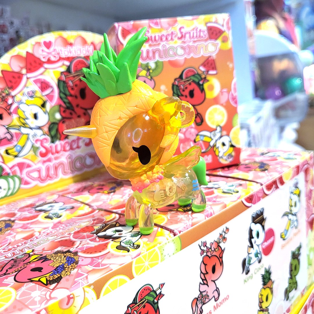 Craving something SWEET?!

Take your pick - the new #tokidoki Sweet Fruits Unicornos are ripe and ready for picking!

#KappaToys #fruitsalad #Unicorno #vinylart #blindbox
