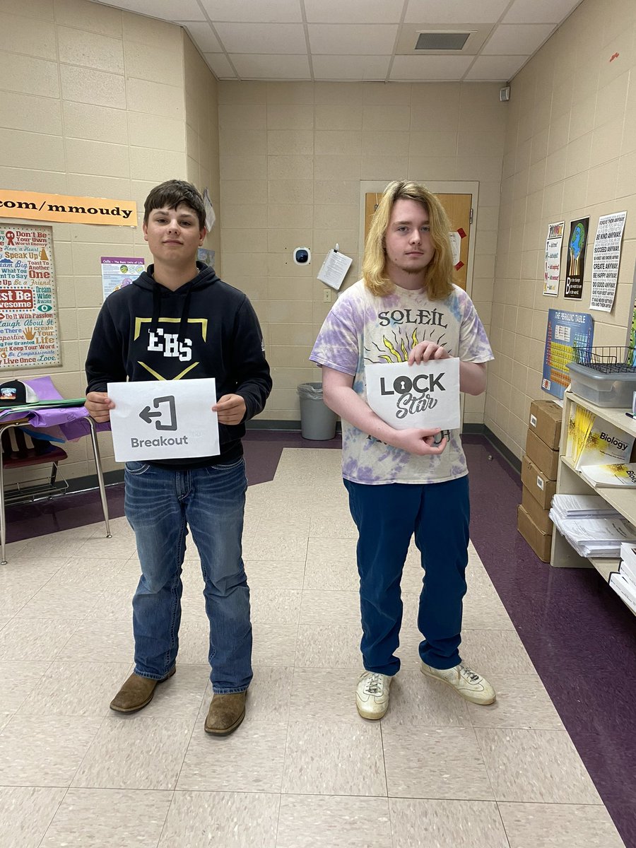 TigersEthel's tweet photo. Moudy escape room 4 of 4
@AttalaCoSchools @Breezynews https://t.co/cPITSVeksZ