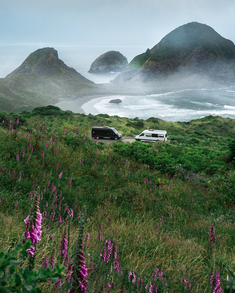 A van is a great option for exploring the coast. You can go at your own pace and camp along the entire way, never missing an epic view. Any guesses where this was taken?