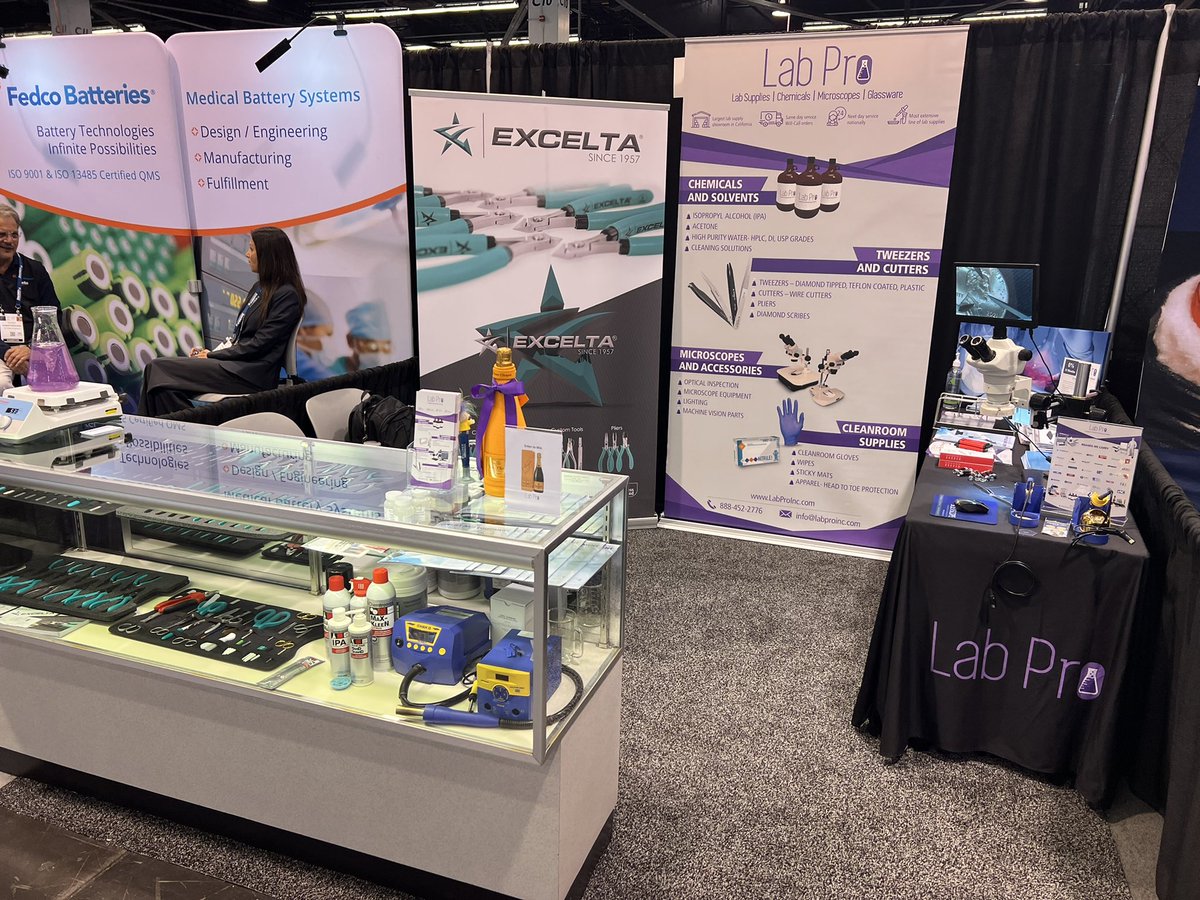 LabProInc's tweet image. Don&apos;t miss the last day of MD&amp;amp;M West! 
Stop by our booth and speak to one of our Lab Pro-fessionals to get help with your lab supplies needs. Booth #3179

#meddevice #imewest2022 #LabPro