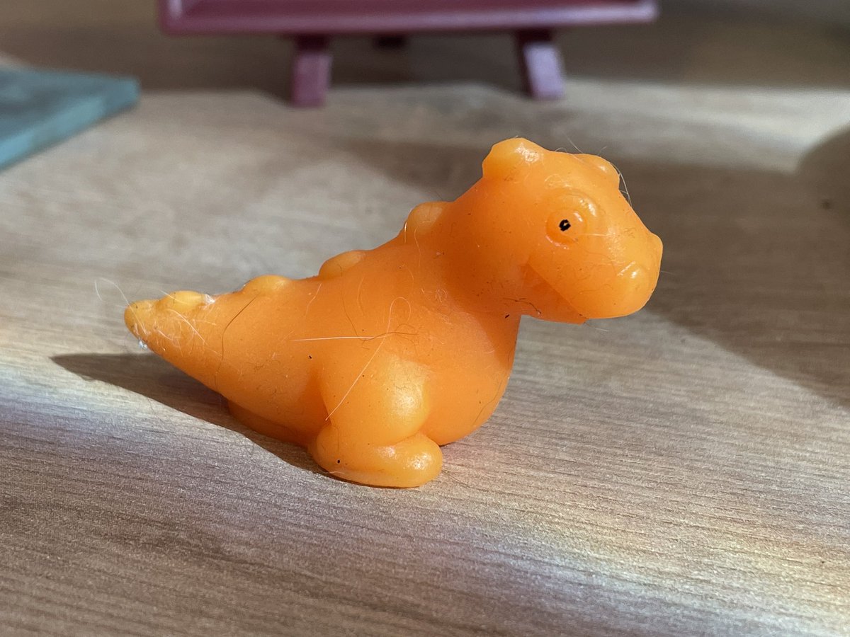 myStanci's tweet photo. My rubber duck is actually a dino that I squish when anxious. Say โhello, dino!โ to make him happy
#Dino #devtools #debbug #anxiety https://t.co/Sw7R881ixE
