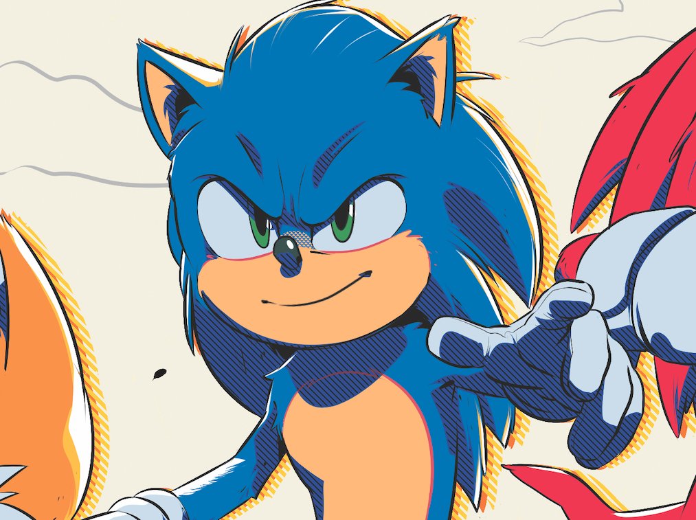 sonic the hedgehog furry male male focus gloves green eyes 1boy furry smile  illustration images