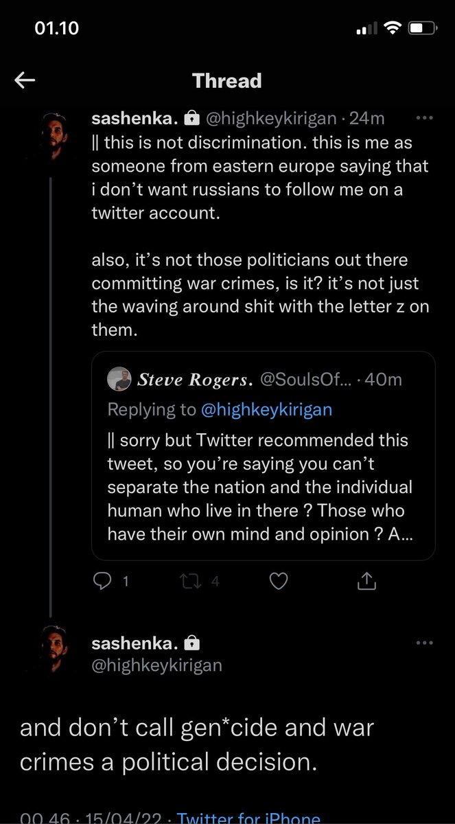 SoulsOfAPatriot's tweet image. || for those who can’t see what did they say,  here is the screenshot. 

For the notes declaring a war is political move regardless the aftermath of the said decision. 

and what @highkeykirigan do is just mixed those catastrophically political decisions with the the citizen +