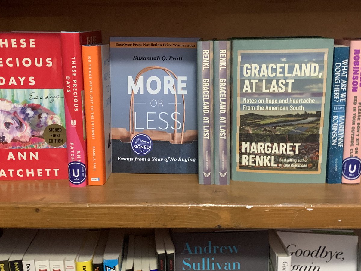 SusieQPratt's tweet photo. My book More or Less has been out for 2 months but nothing makes it as real as seeing it on the shelves of your favorite local independent bookstore. Thank you Bookends and Beginnings for the thrill! To the bookstore @hardwareold - I’m coming for you next!! https://t.co/Vn70gzkgaB