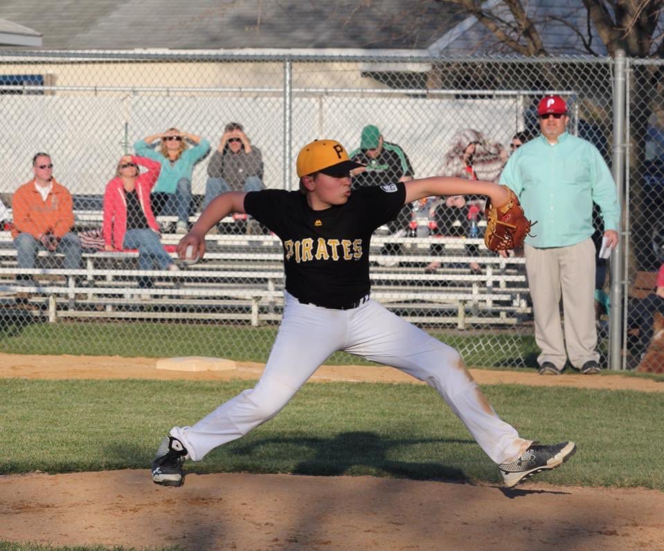 April 14, 2016 <a href="/Stevie_T12/">Stevie Thomas</a> got the nod as the opening game starter for his URA rec. league team the Pirates.