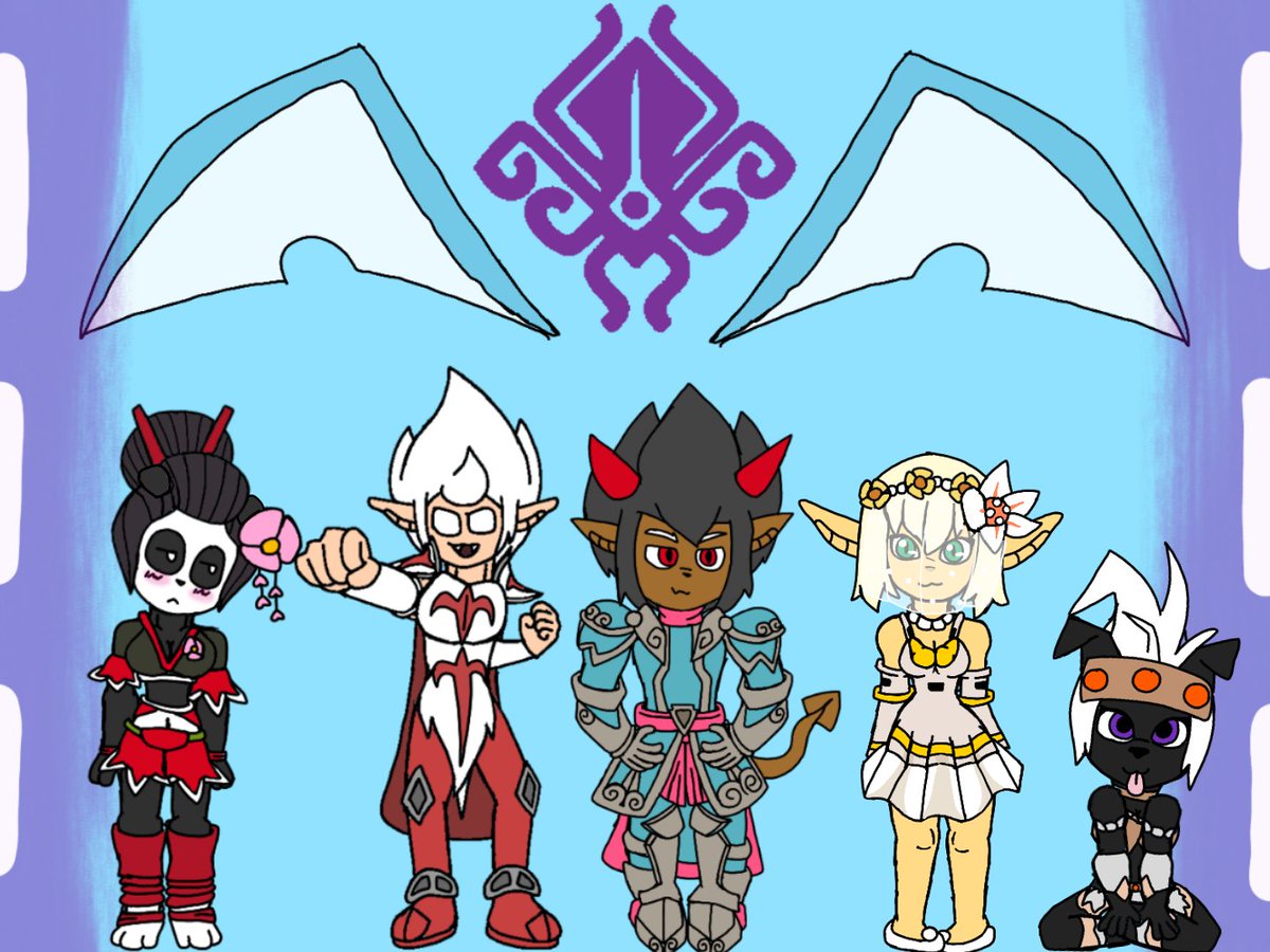Demon_Fox_Freak's tweet photo. Old International Server Remington, Battlefield Crew of Sufokia!
Finally done with it 😵💫
Kinda lost my view on it because of all the drawing things i have to do, but now here it is! 💜
#wakfu #sufokia #remington #pandawa #iop #osamodas #cra #ouginak #digitalart https://t.co/8C3X5lnfBu