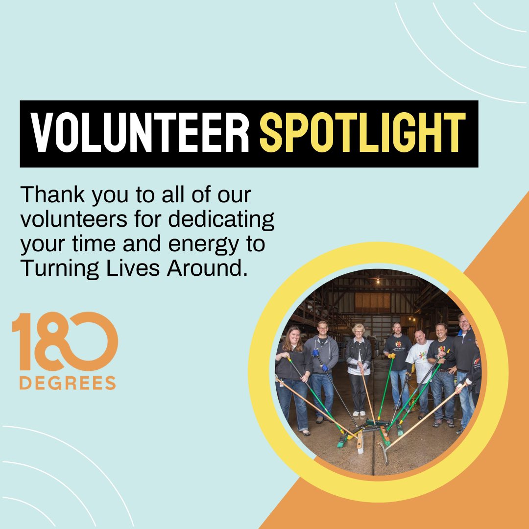 We are incredibly grateful for all of the volunteer support we have received from YOU. To each and every one of our volunteers - you are contributing to changing the lives of individuals in your own community. THANK YOU! #volunteering
