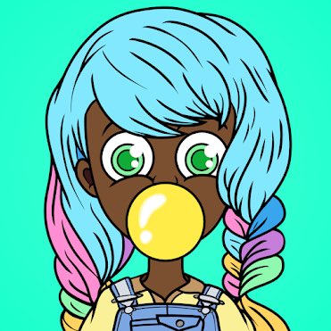 Hey <a href="/Skittles/">SKITTLES</a> congrats on being crowned the greatest Twitter account in the universe. I have the following rainbow braids <a href="/bubblegumkids_/">Bubblegum Kids</a> for you. Happy to transfer it to your wallet for free in honor of your triumphant win. DMs open for your eth address if you’d like it 🤝😉