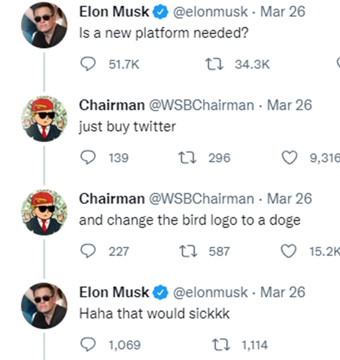 WSBChairman's tweet photo. How it started:         How it's going: https://t.co/YmvfNAwFlO