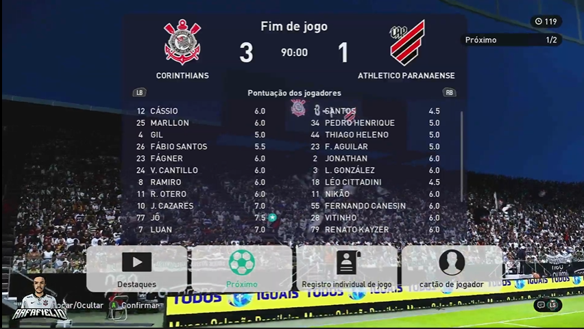 Corinthians E-Football tweet media