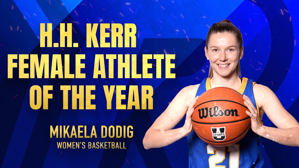 tmubold's tweet image. Finally, the 2021-22 H.H Kerr Female Athlete of the Year Award goes to Mikaela Dodig!

Leading @RamsWBB to their undefeated campaign, the floor general dominated a number of the OUA’s statistical categories.

Congratulations Mikaela on this achievement🐏👏

#weRrams