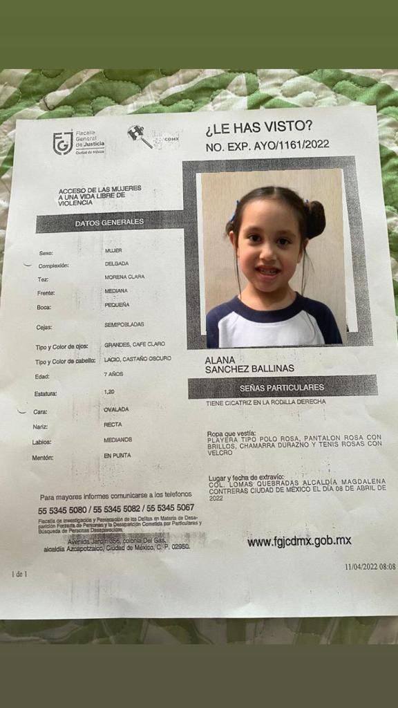 Amistades , se que es semana santa, pero los papás de estas pequeñas están desesperados! 
Por favor compartan, no les quita un minuto 
Renata y Alana Sánchez, 
⚠️⚠️⚠️⚠️

#CDMX 
RT 🙏🏻