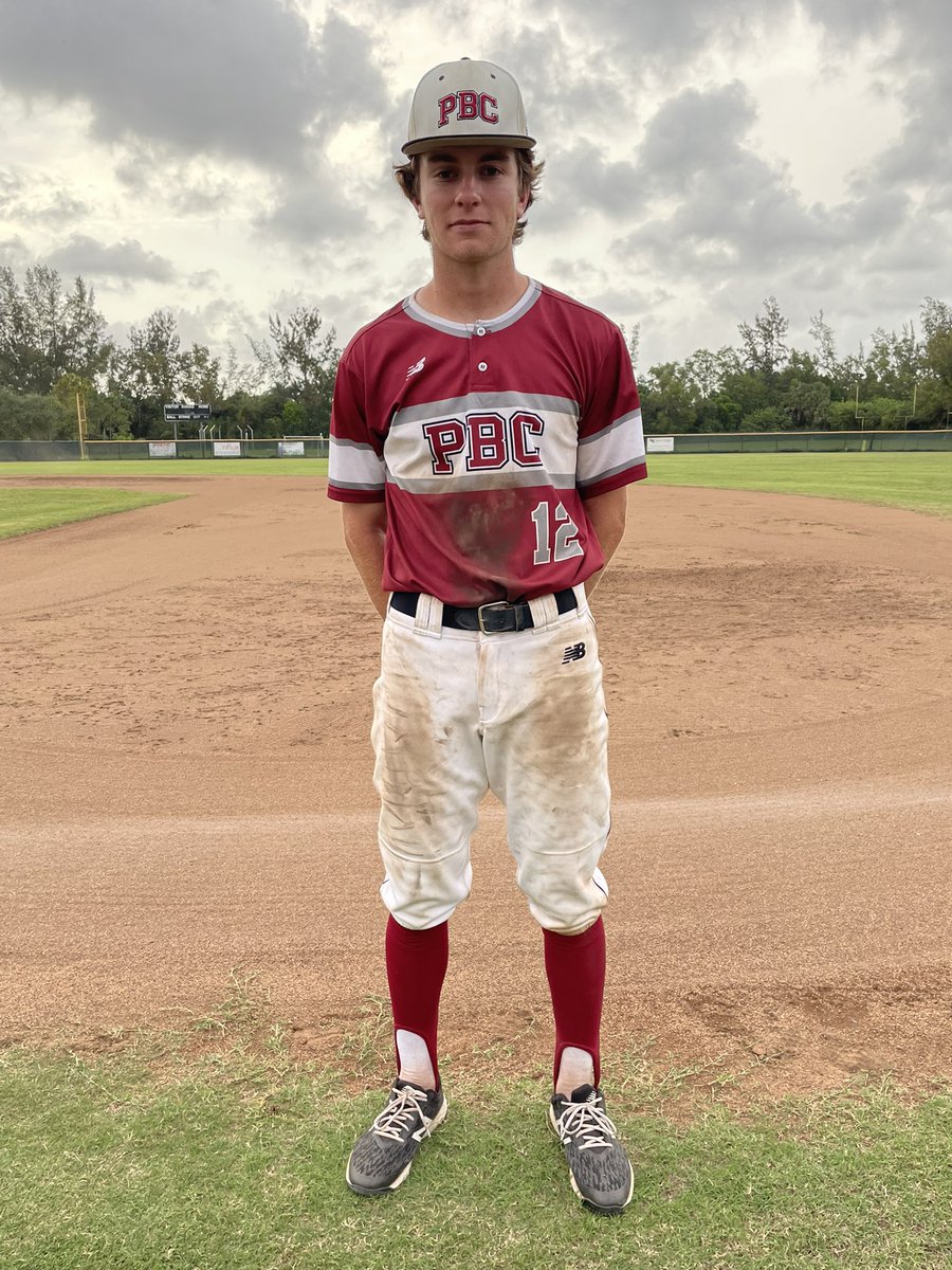 EraPrep's tweet photo. PLAYER OF THE GAME

@BrodyGullo: 4 innings pitched, just two hits allowed, no runs allowed, &amp; three strikeouts for @pbcathletics in today’s 1-0 win over @WHS_athletics1

Gullo: Winning pitcher ‼️🔥⚾️😀

@coach_abel561 @cameron_smith24 @freddyrod7 @mikedavis2022 @HurriSHane https://t.co/wLocyMLkx7