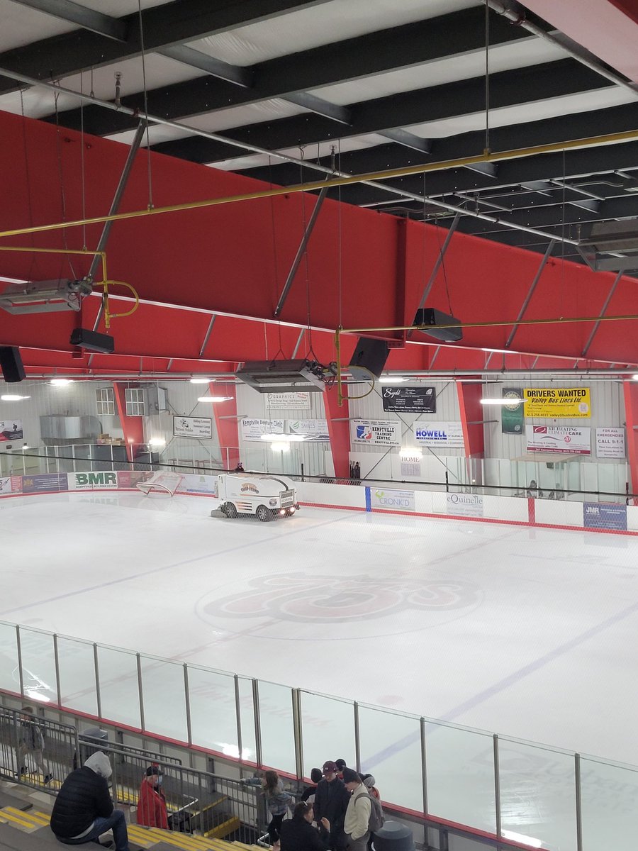 Game two between the <a href="/RenfrewWolves/">Renfrew Wolves</a> and <a href="/Kemptville73s/">Kemptville 73's</a> about to get underway. Renfrew holds a 1 game to 0 lead in this first round match up of the Art Bogart Cup playoffs! <a href="/NathanScott68/">Nathan Scott</a> and I have the call listen on 96.1myFM,  Renfrewtoday.ca or your smart speaker!