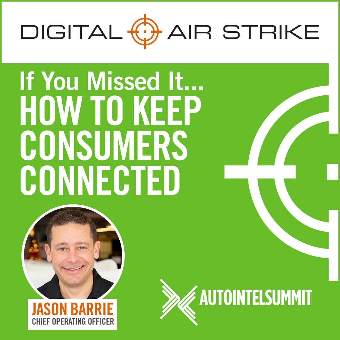 DigitalAirStrk's tweet photo. The “Connected Car” is the industry’s buzz, but we should really be talking about the “Connected Consumer.” @barriejb talked about the topic @AutoIntelSummit. See what he shared in our new blog. https://t.co/e4ktzH9LlO #digitalmarketing #AutoIntelSummit @AR_JoeOverby https://t.co/9al0cSZjGc