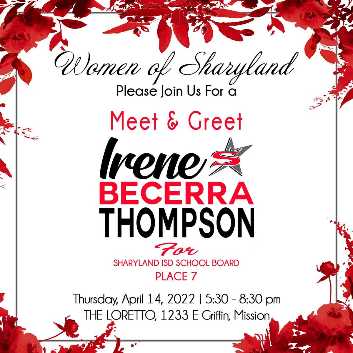 Team Irene Becerra Thompson! ❤️

#TeamIrene #SharylandISD #Place7 #servantleader #uniquelyqualified