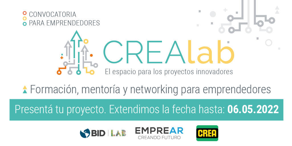 crea_arg's tweet photo. 🔔 Extendimos la convocatoria 🔔
Tu proyecto puede ser parte de CREAlab, el programa de incubación CREA para startups #Agtech 🛰🐮

Si tenés un producto o servicio innovador que resuelva problemas o capture oportunidades #CREAlab es para vos 💡 

Sumate 👉 https://t.co/XrVbu4f7EG https://t.co/ThEVDSBDny