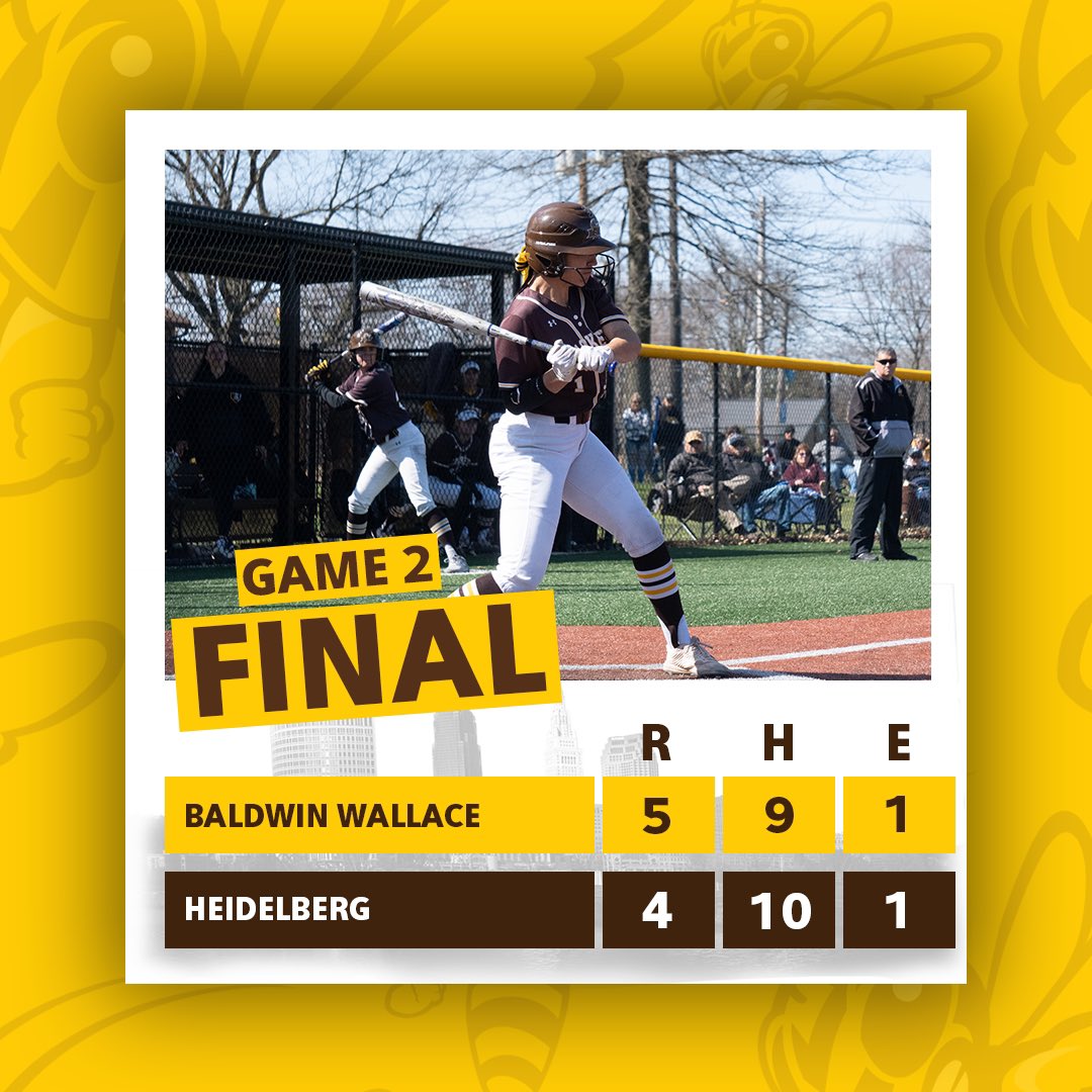 five emojis describing how we feel about a sweep: 🥳💸🧹🤠🔥
#BWGrit #D3Softball #Family