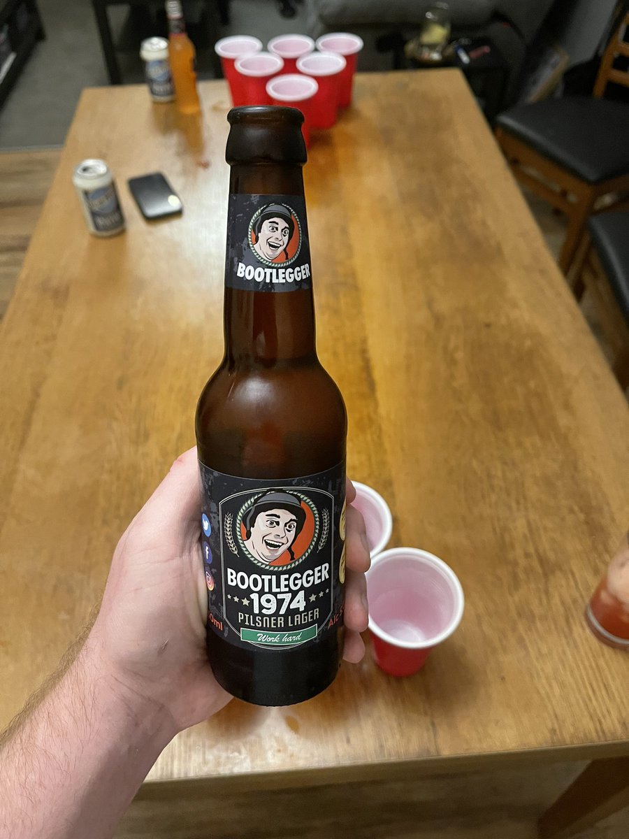Bindstagram's tweet photo. Beer pong with the latest and greatest @bootlegger1974 https://t.co/Tid1NKIFYW