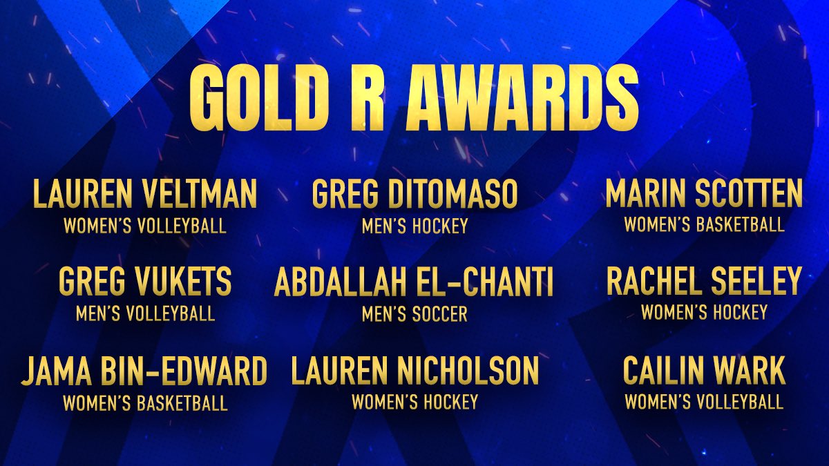 tmubold's tweet photo. Congratulations to the names below on receiving this yearโs Gold โRโ Awards!
#weRrams https://t.co/cprsXzNHmh