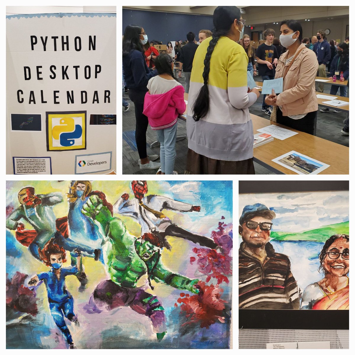 MNHS IB Showcase. Amazing work by talented students. Today 5:00- 8:00. #proud2BMPS