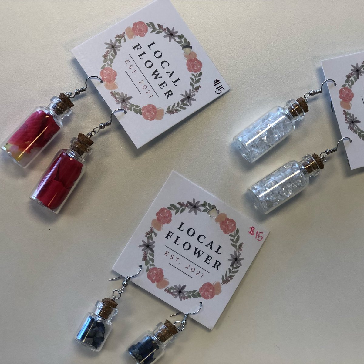 raysfunkyjewels's tweet image. My first round of jewelry out at Local Flower in Jackson, TN!!!