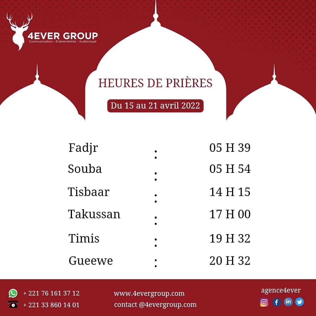 agence4ever's tweet photo. 🕌[#Heuresdeprieres]

Bon Vendredi 🙏🏾🤍

Qu'Allah accepte nos prières 🤲🏾

Besoin de nos services de conception ou d’impression, CONTACTEZ-NOUS vite ! 

☎️ 76 161 37 12 / 33 860 14 01 
📍Dakar, Yoff https://t.co/T00TKvDwg9