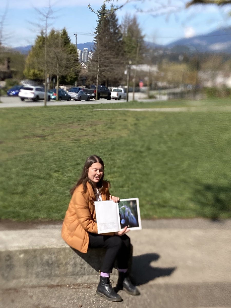 UBCmfenton's tweet photo. TC @rayne_kramer leads an amazing outdoor lesson: “What actions can we take to protect the Earth 🌍?” Invites sts to close their eyes and take a moment to see what they feel, smell or hear 💙 👏. UBCBEd2022 #UBCIBEd https://t.co/OrLc3v7SzX