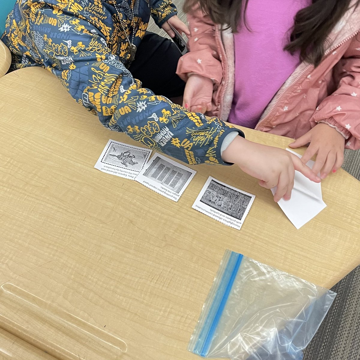 Make it a race &amp; Social Studies becomes fun, fun, fun! 2nd graders <a href="/MahaffeyKISD/">Mahaffey Elementary</a> loved competing to create a pictorial timeline of the history of communication the fastest.