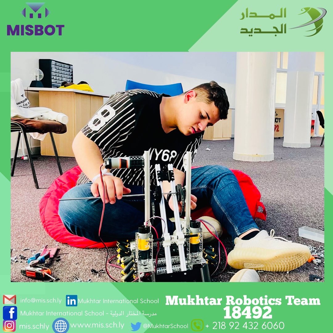 MISBOT7's tweet photo. يضع فريق المختار للربوتات لمساته الأخيرة قُبيل الانطلاق غدا صباحا متجها إلى أمريكا للمشاركة في البطولة العالمية FTC لتمثيل ليبيا.

نتمنى من الله التوفيق و السداد في هذه الأيام المباركة.

الراعي الماسي لفريق المختار للروبوتات @AljadidAljadid شركة المدار الجديد🌟 
.
#FTC #omgrobots https://t.co/WdIaafB7ao