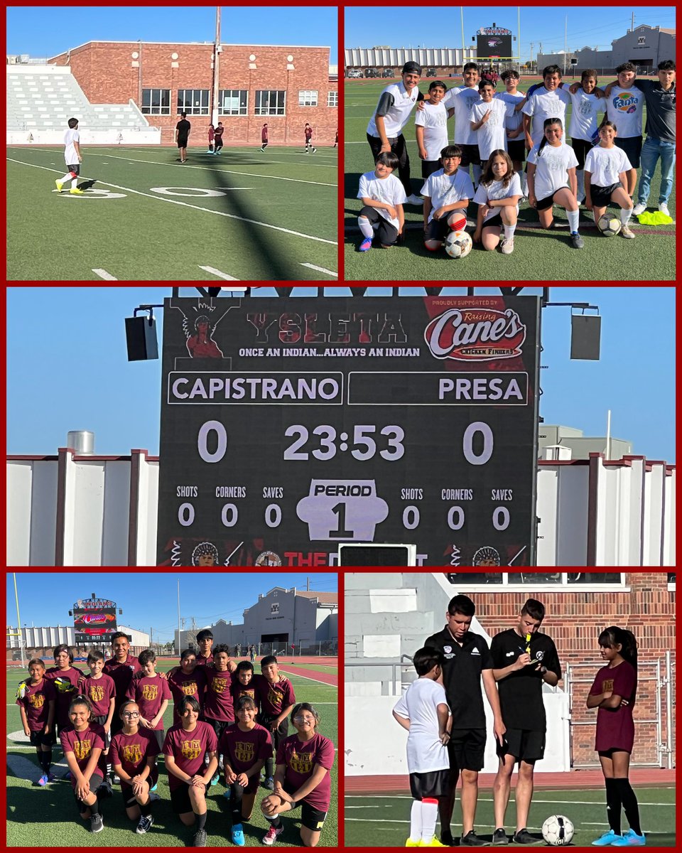 <a href="/YHSMENSOCCER/">Ysleta HS Men’s Soccer</a> Kicks off their 5th grade intramural ⚽️tourney🥳<a href="/Presa_Wildcats/">Presa Elementary School</a> <a href="/CapistranoES/">Capistrano Elementary School</a> #OnceAlways <a href="/YsletaHS/">Ysleta HS</a> <a href="/YsletaSports/">Ysleta HS Athletics</a> <a href="/YISDAthletics1/">YISD Athletics</a> <a href="/LJ_Calderon_/">Judith Calderon</a>