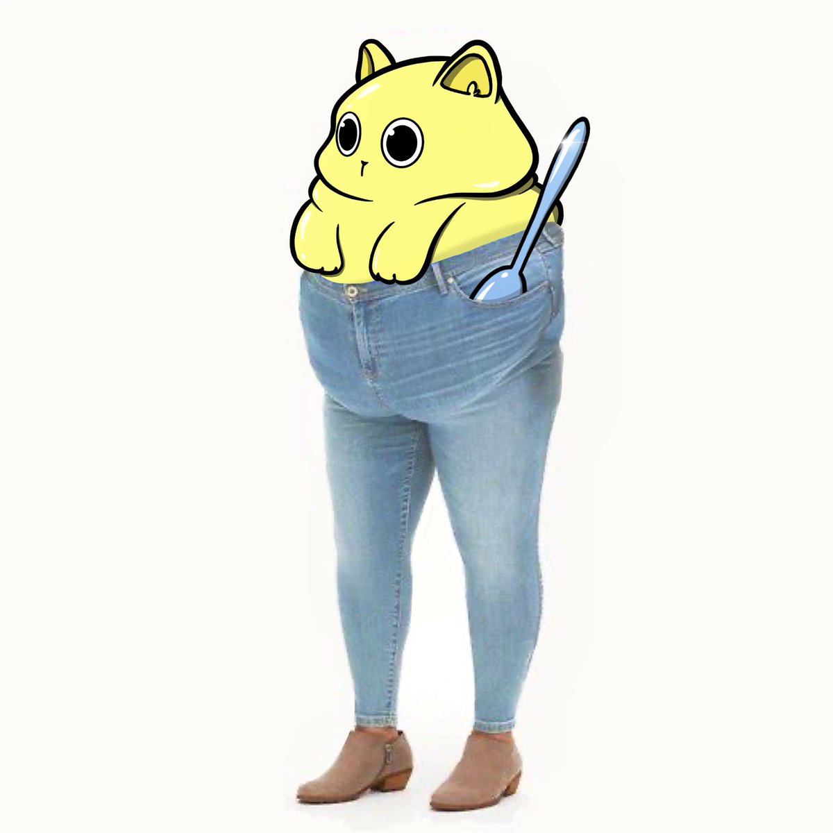 JessieMorii's tweet photo. if froyo cats have legs https://t.co/2ImjPCwzhE